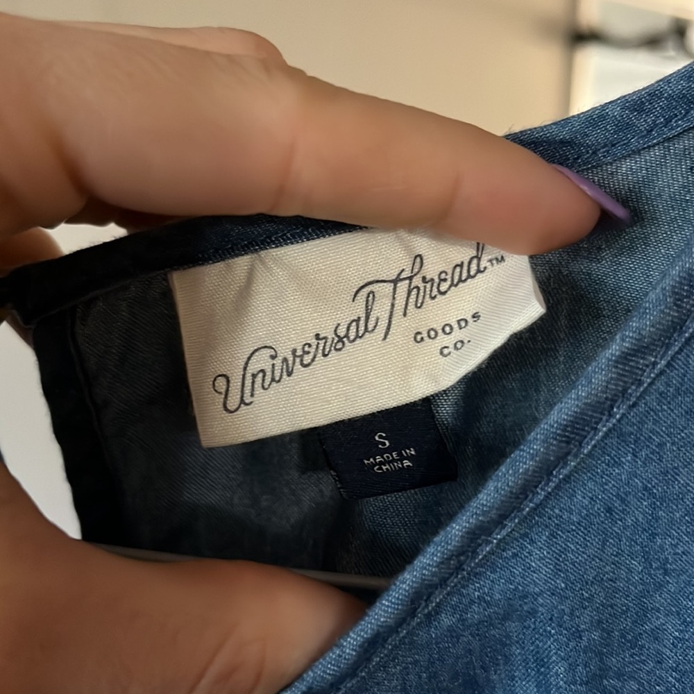 Blue Jean Top👖💙🌀 - Picture 4 of 4